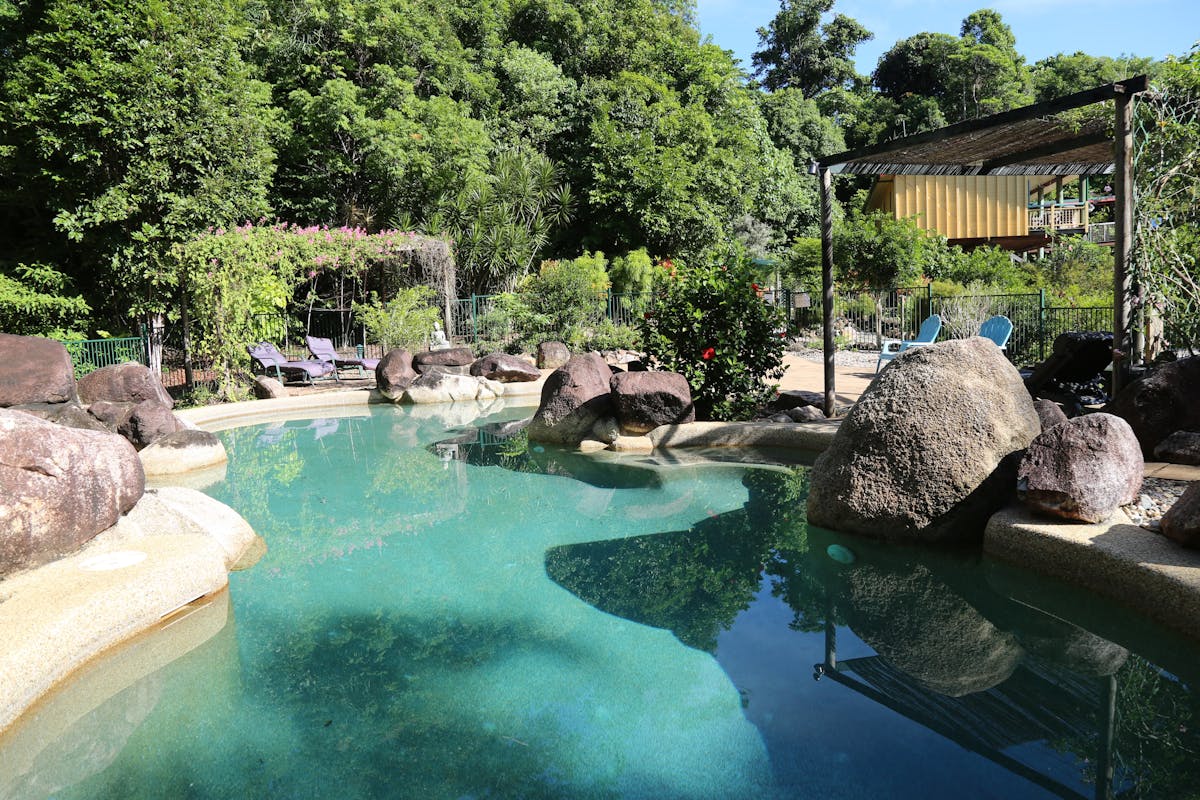 Swimming pool and seating