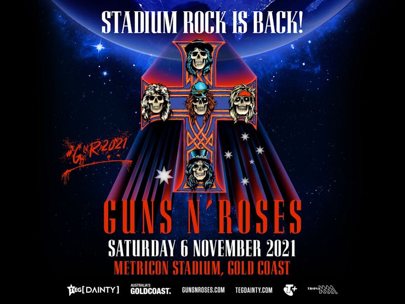 Image for Guns N' Roses live on the Gold Coast