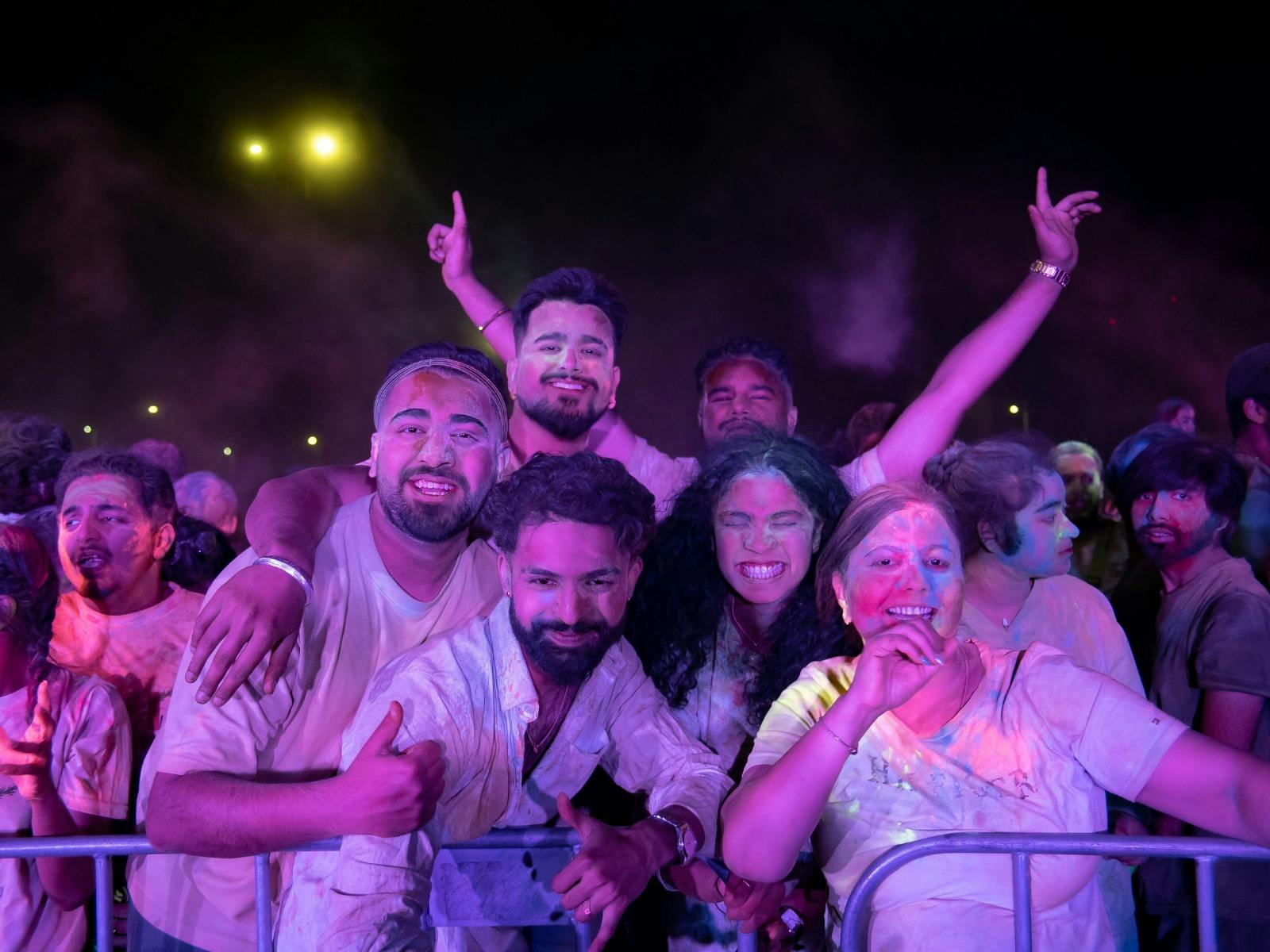 Experience - Holi After Dark - Play under UV Light with Glow in the Dark Colours