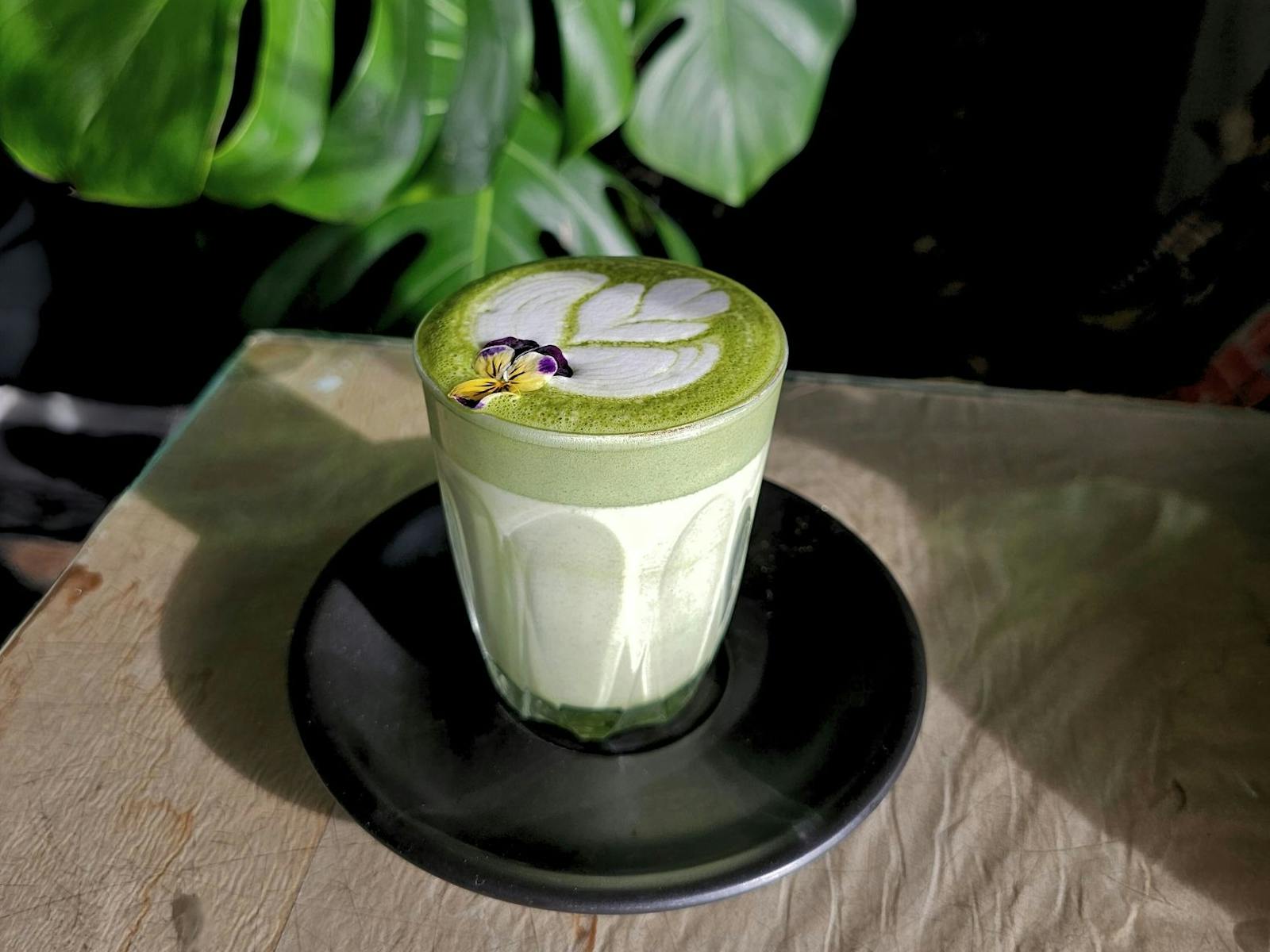 Matcha Latte by Bruce's Cafe - Northwest Tasmania