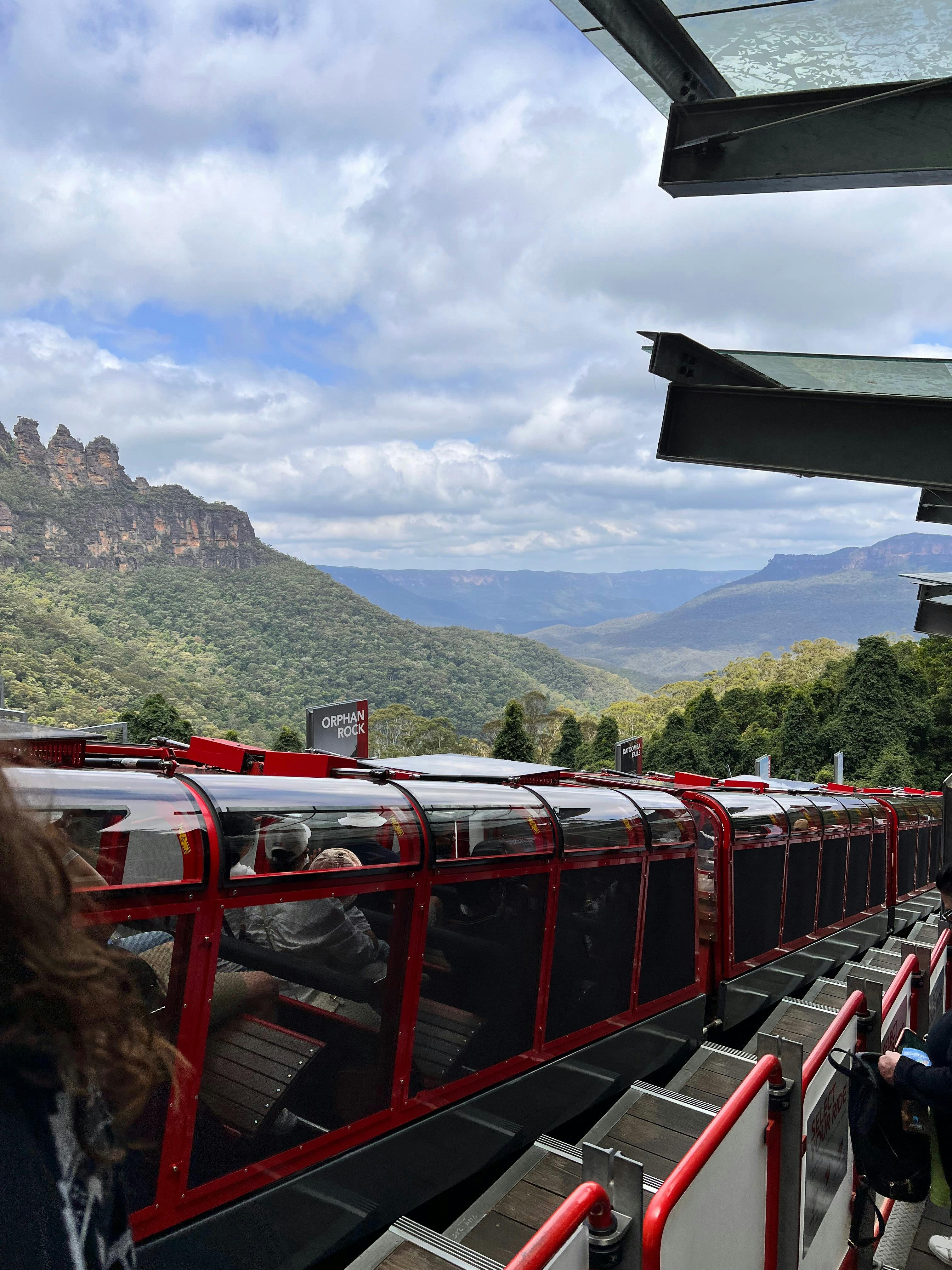 World’s steepest railway line at Scenic World Blue Mountains