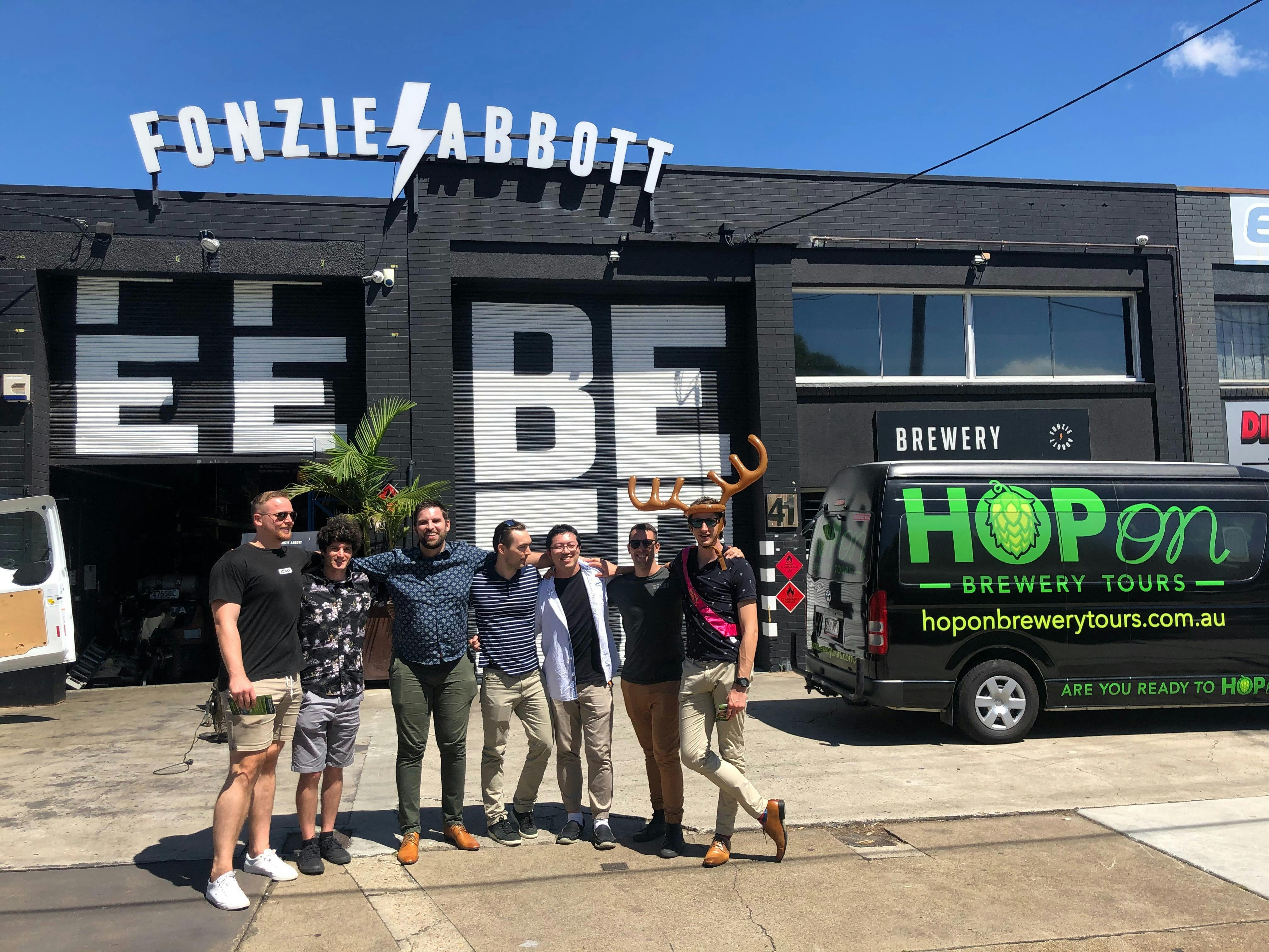 Plenty of tasters for this buck's do at Fonzie Abbott