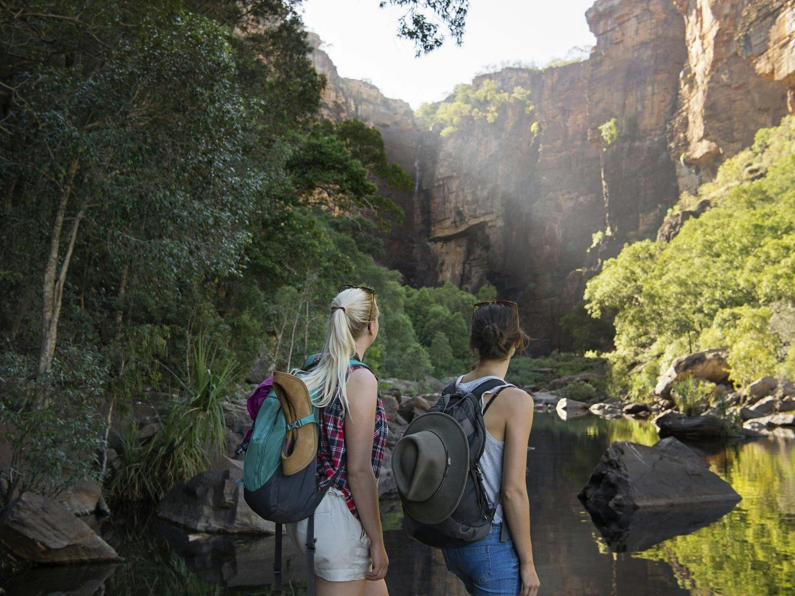 Visiting Jim Jim Falls