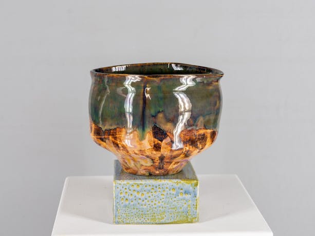 Nathan Nhan, Trophy #56 Chef Gibson, 2024, clay & glaze.