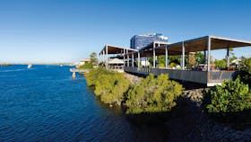 Panoramic view of the Bluewater Quay