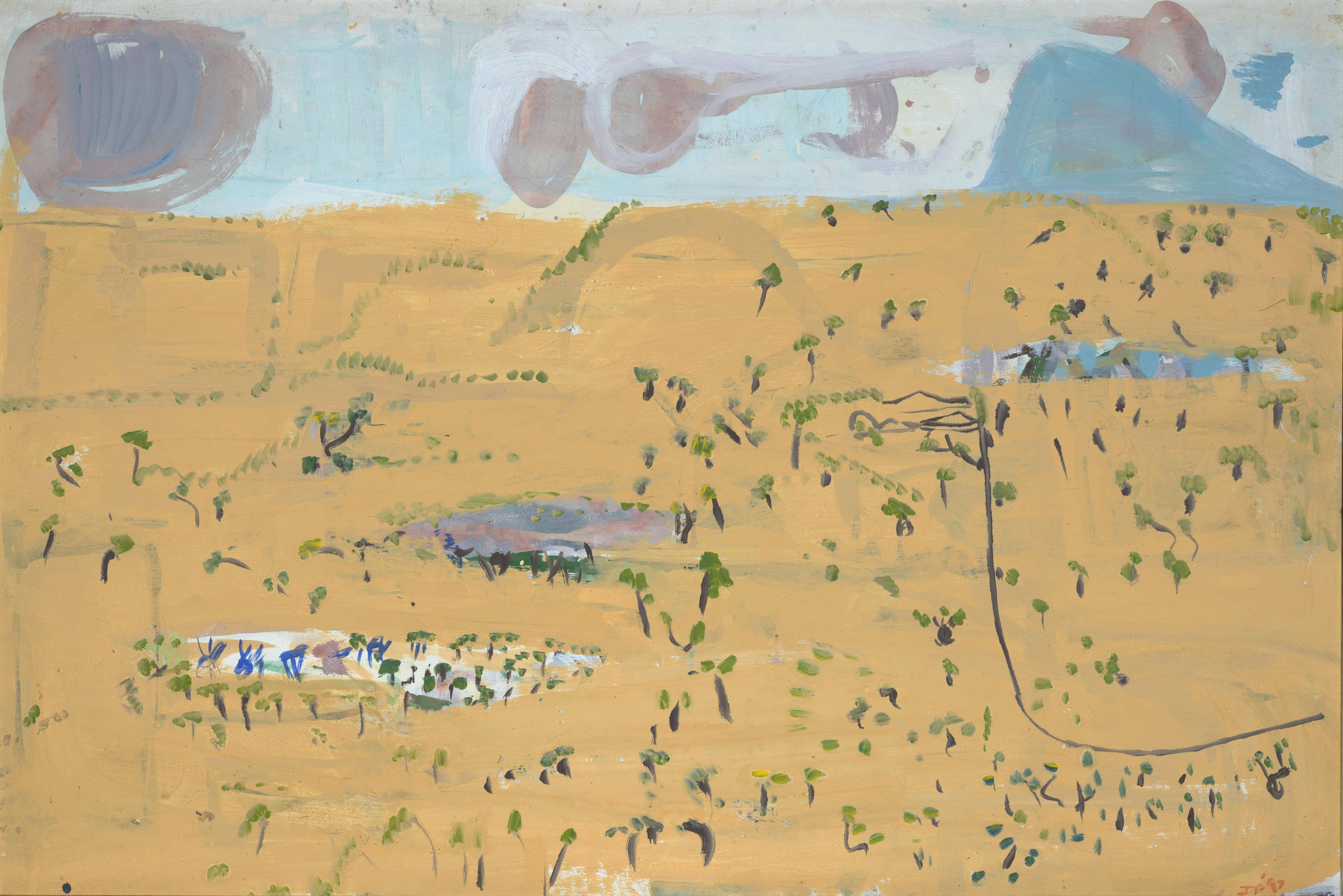 Image credit: Joe Furlonger, Untitled, 1997, pigment with acrylic binder on canvas
