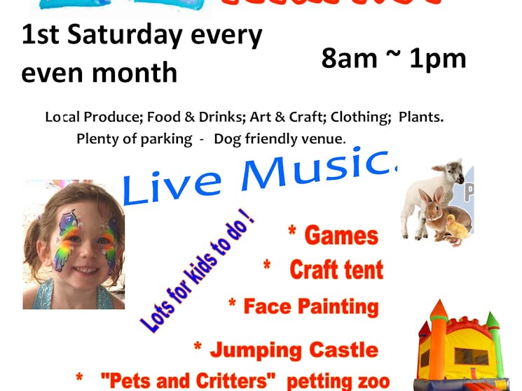 Valla Beach Markets Saturday with live music and kids activities