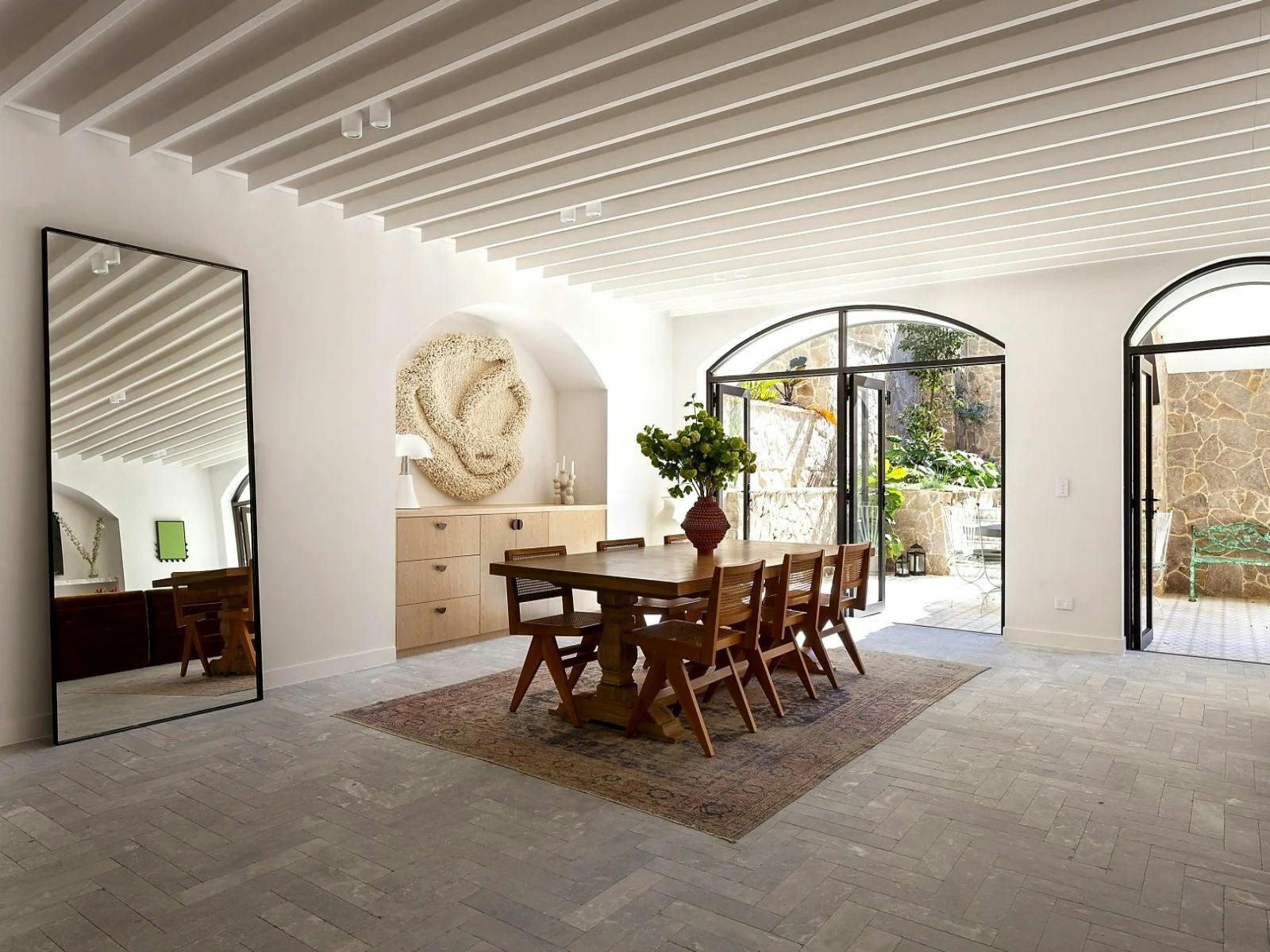 Spacious open plan dining