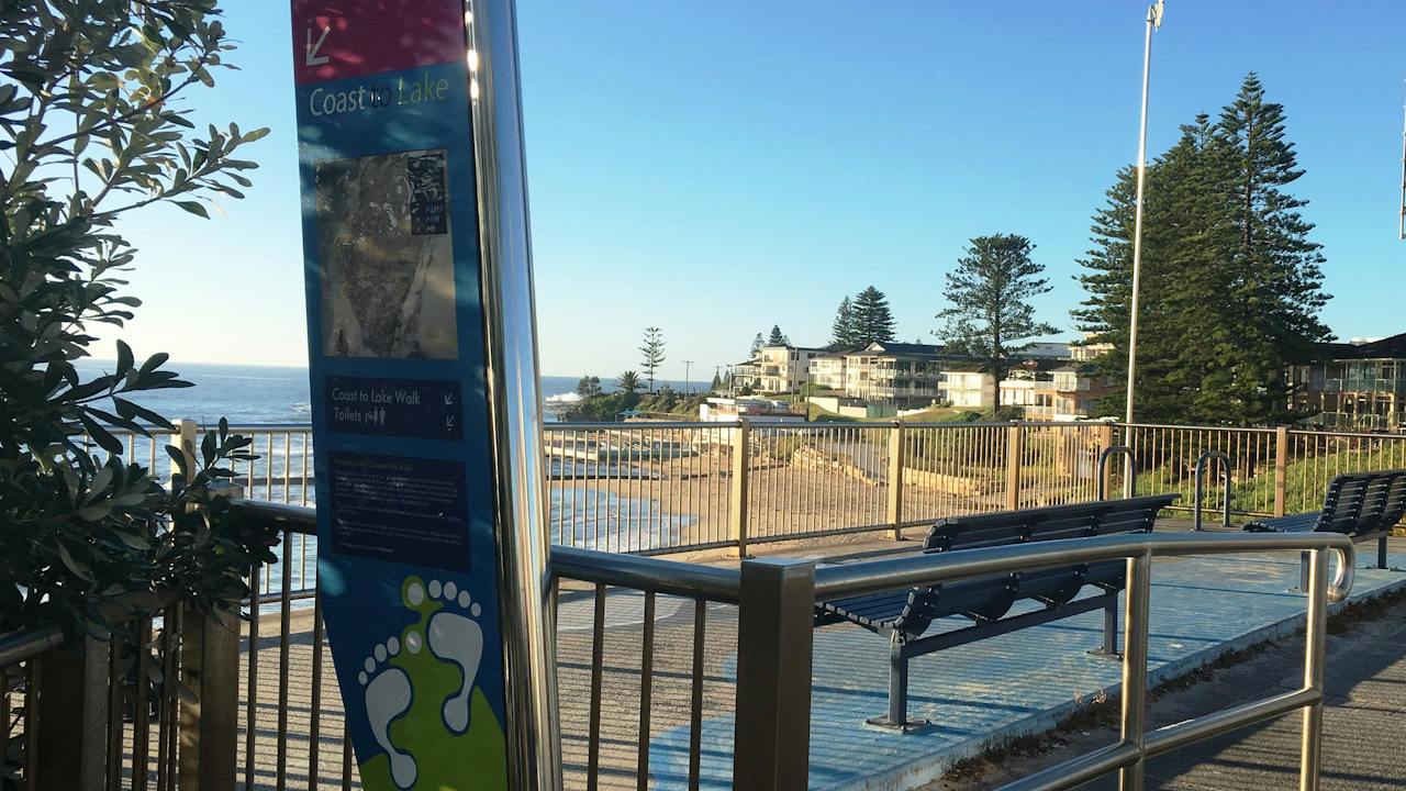 Along the Coast to Lake walk at The Entrance NSW