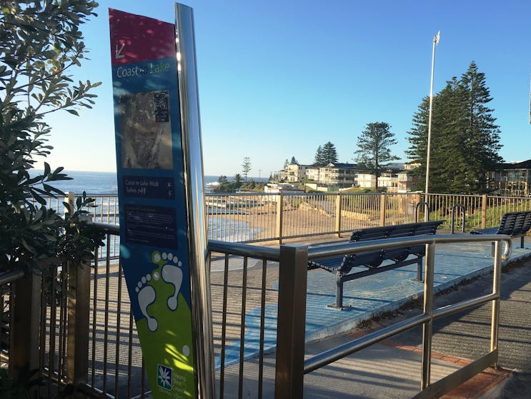 Along the Coast to Lake walk at The Entrance NSW