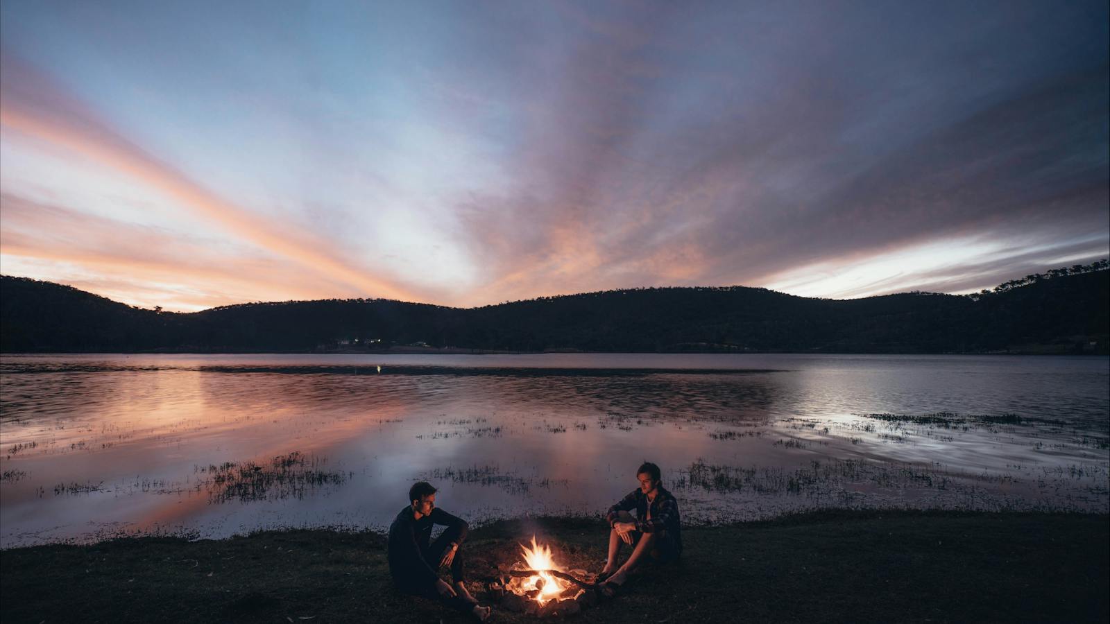 Campfire at Eungella Dam
