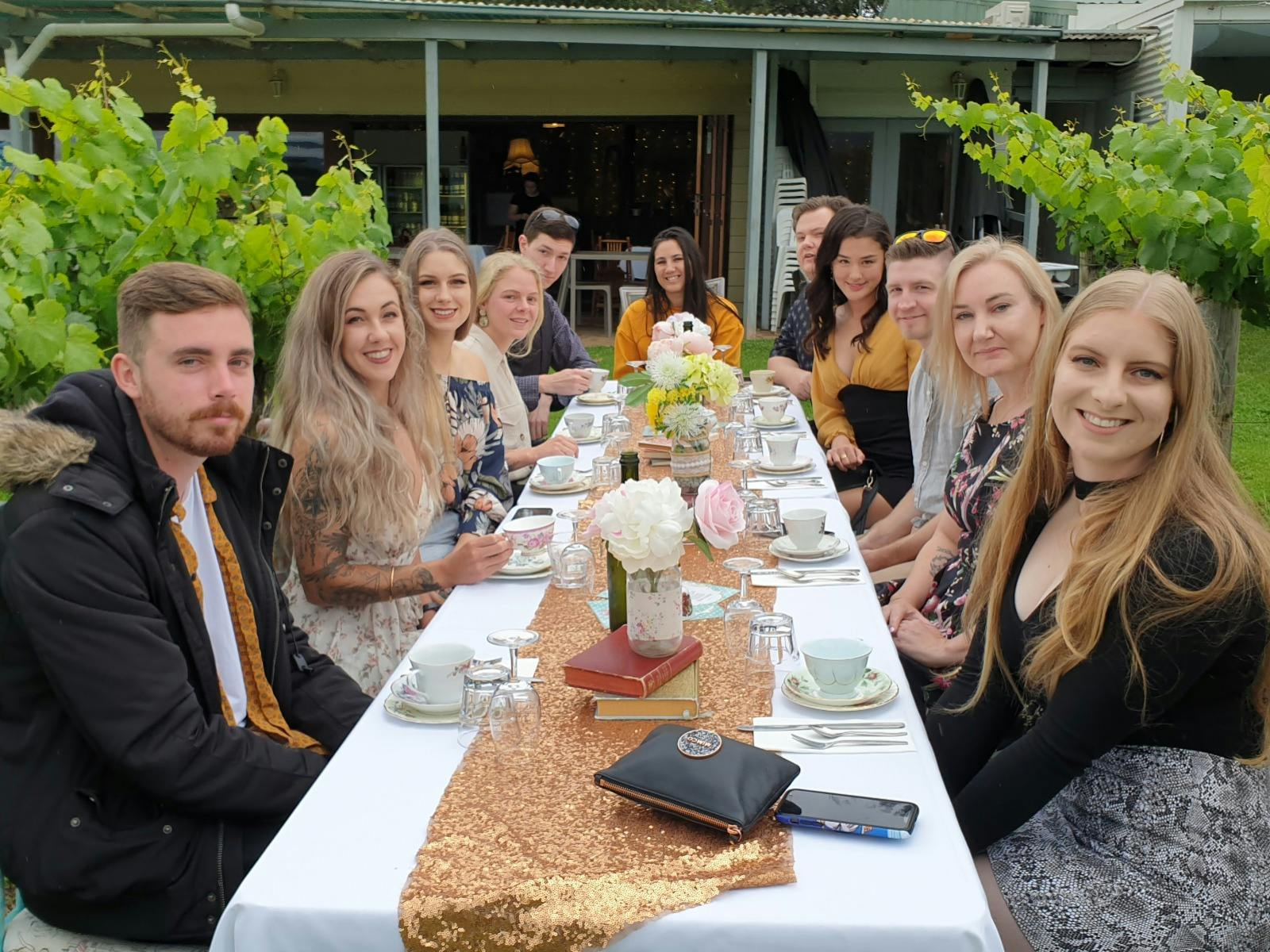 Group on a Kenny Escapes Wine Tasting Tour