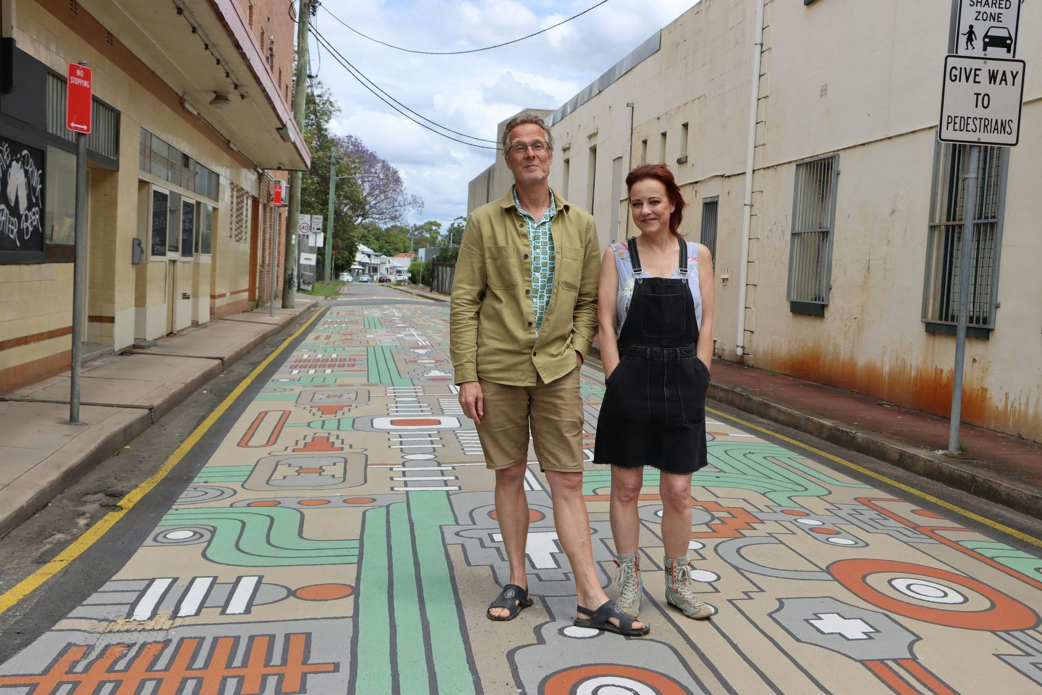 Lee Street Mural 'Flow'