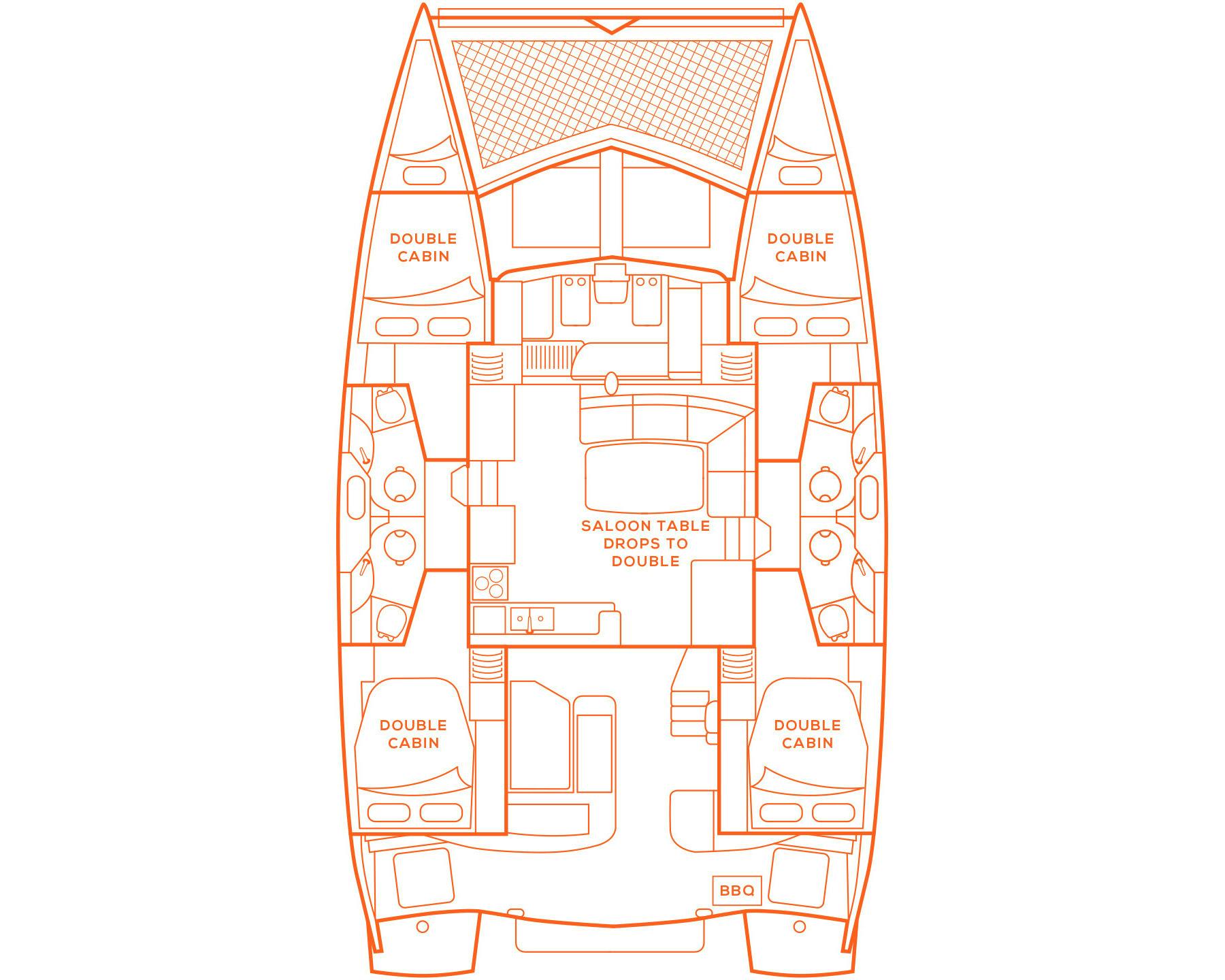 Kaimana Leopard 44 Sailing Catamaran