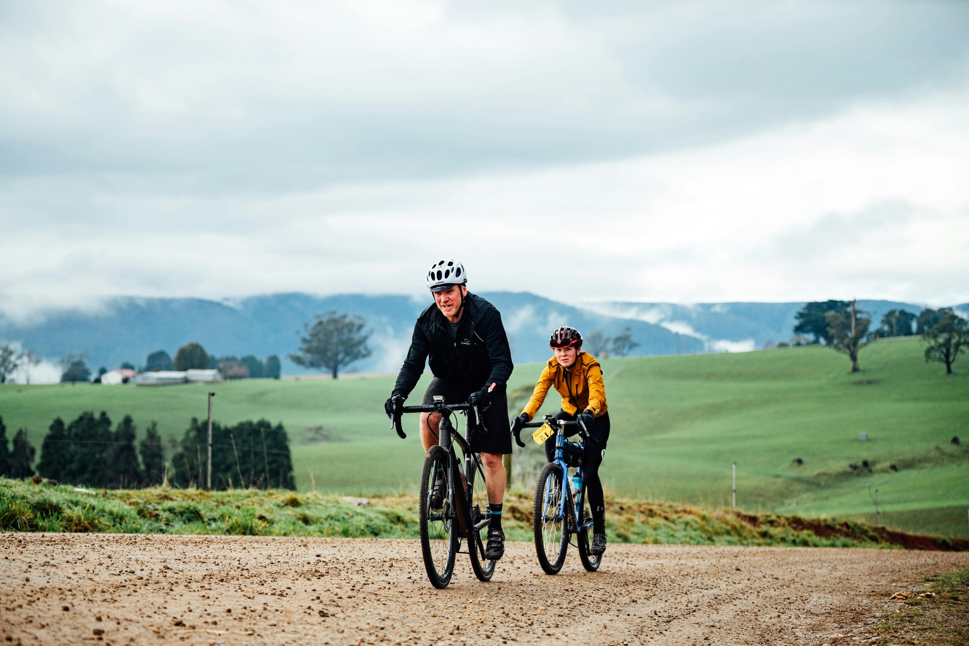 Competitors on course