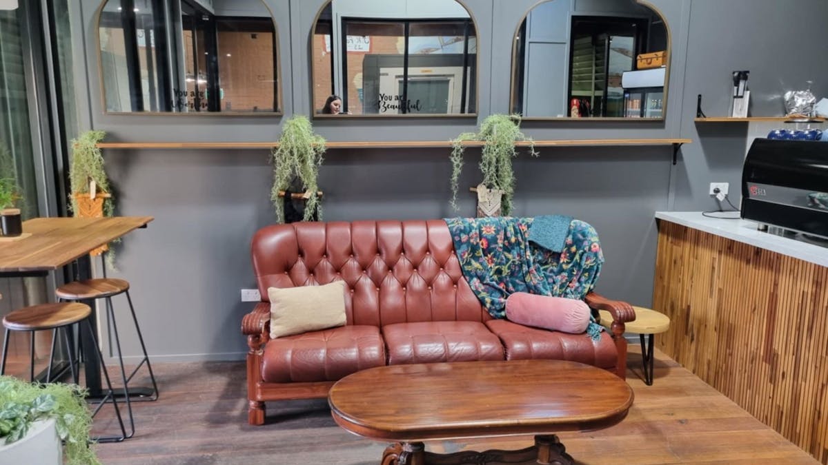 Friends Couch, The Mill Coffee Shop Friends Couch, The Mill Coffee Shop