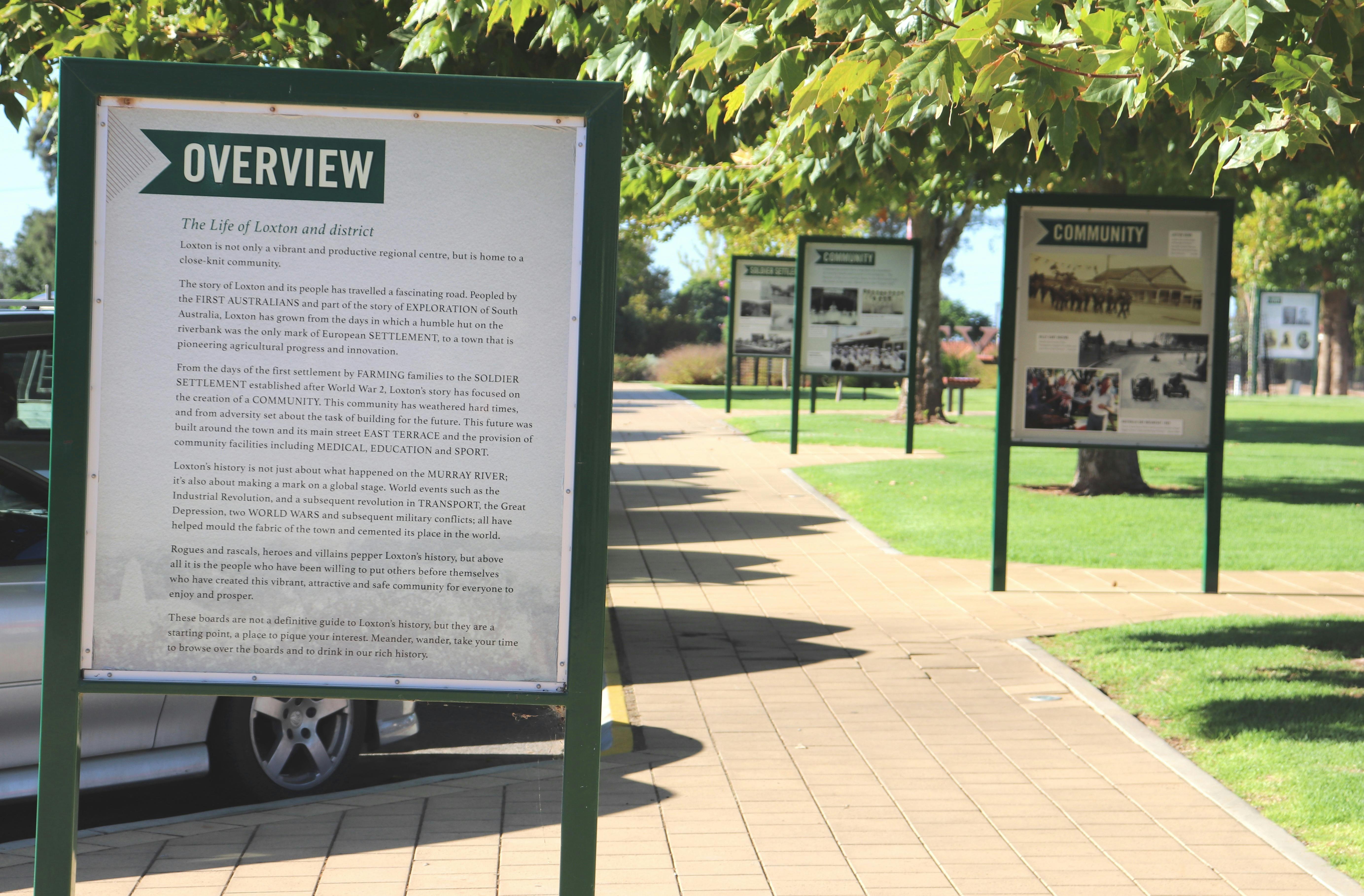 Loxton District History Boards