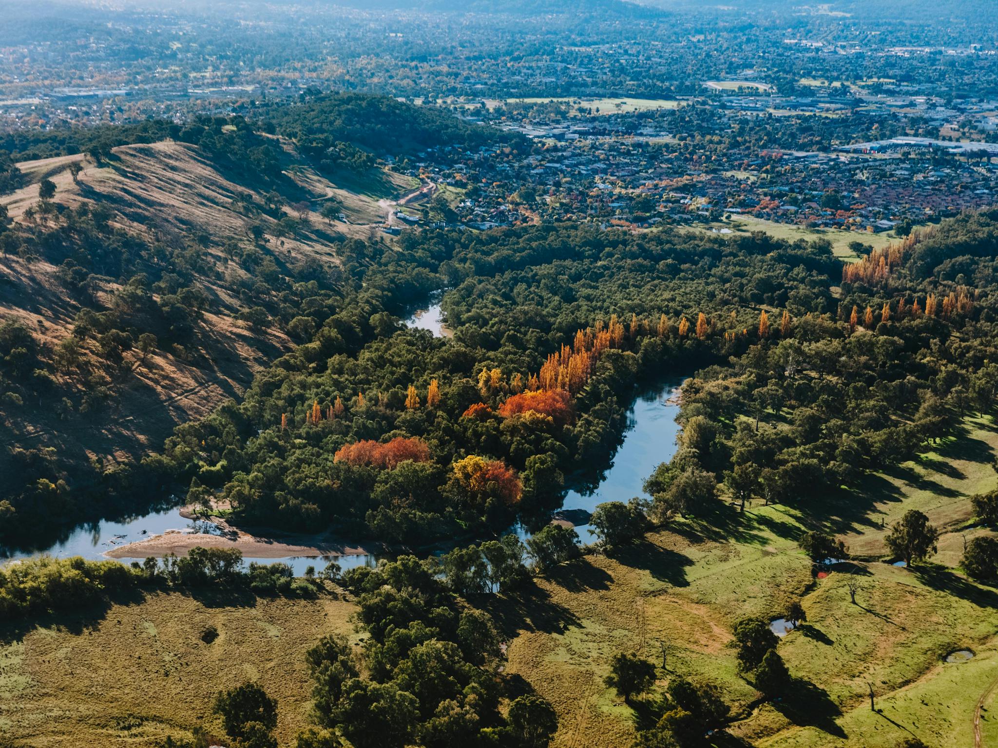 Mungabareena Reserve Aerial Shot