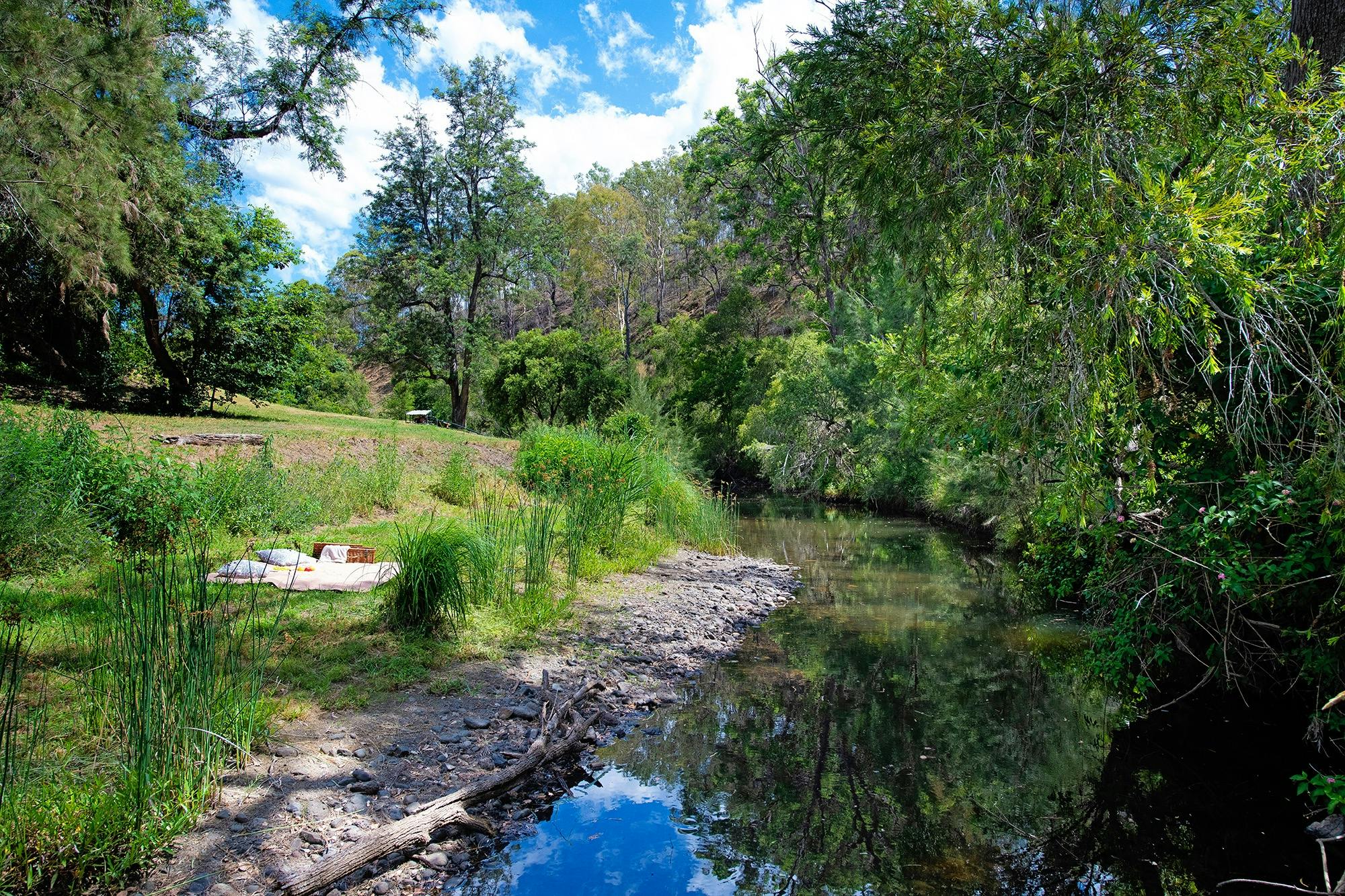 Find your own waterhole on the property for a private refreshing swim and a picnic