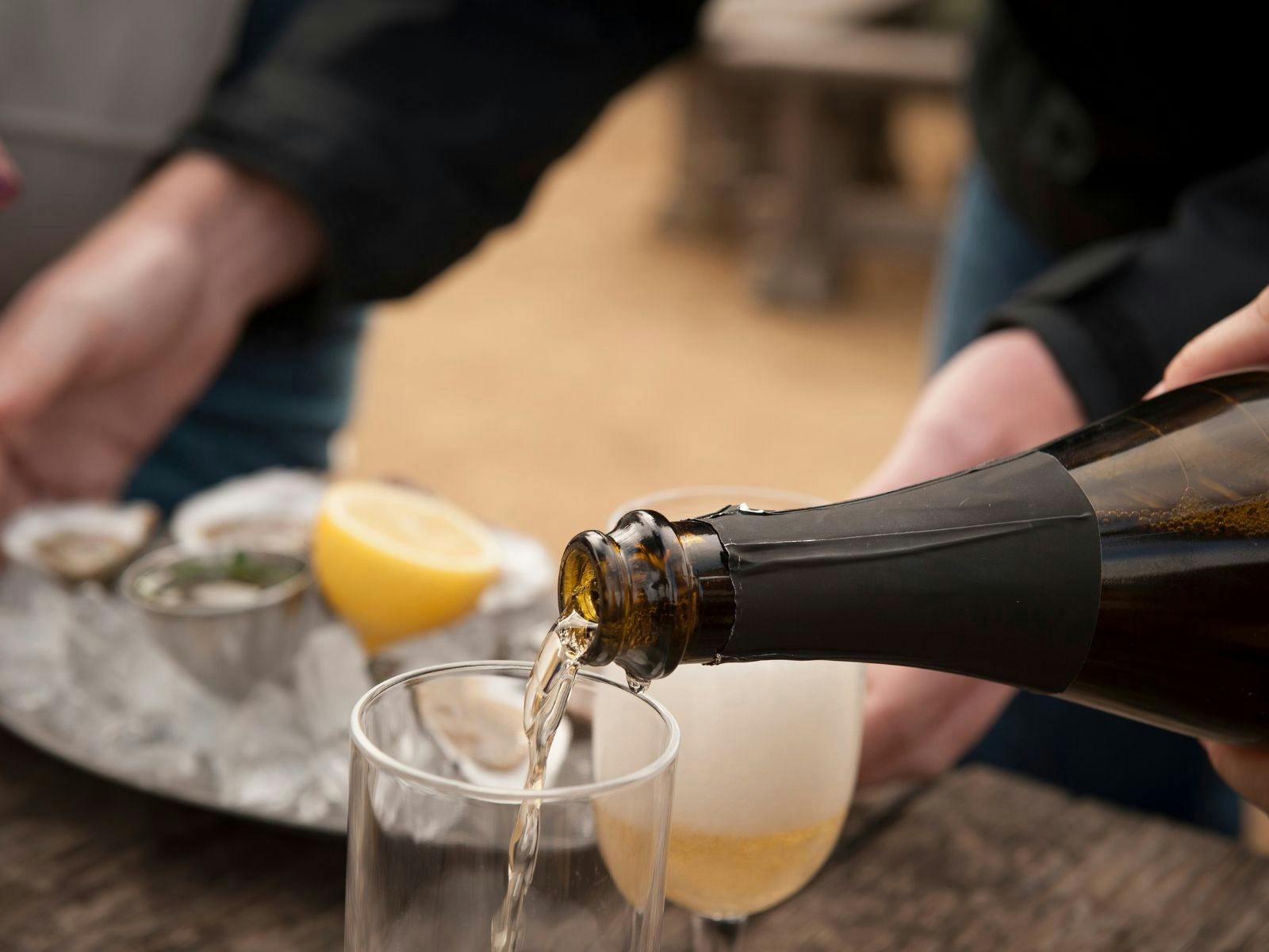 Bubbles and oysters