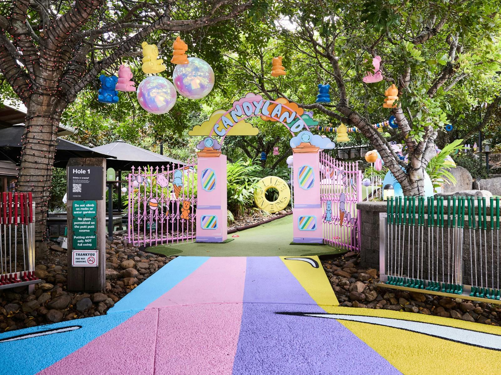 Candyland Putt Putt at Victoria Park