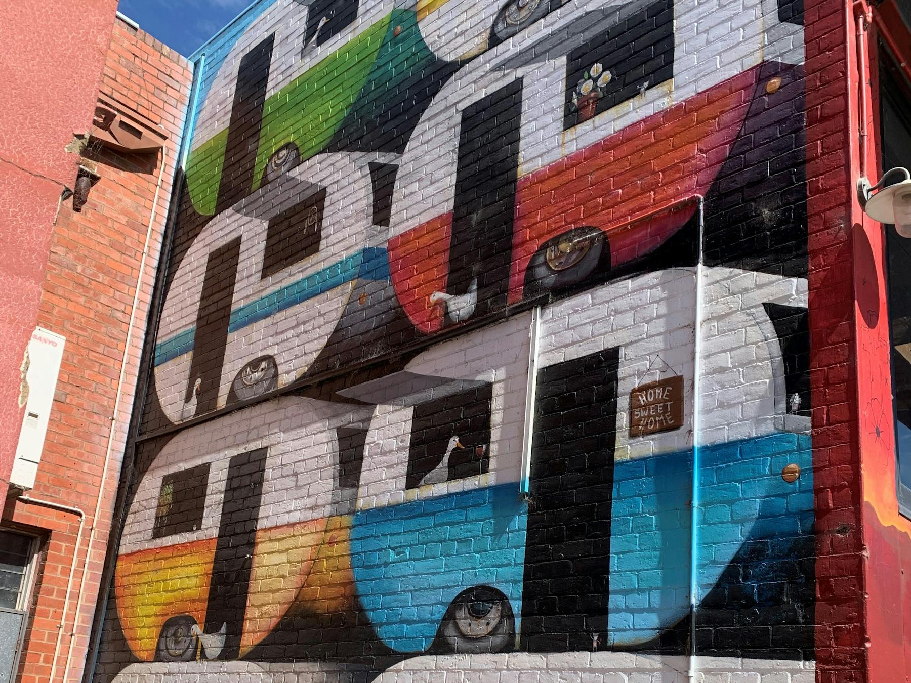 COVID Mural by Tank - Shepparton