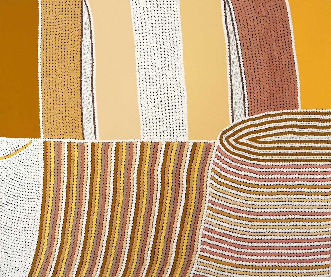 Nanggi Oba Ruwi (sun kissed Country) painting