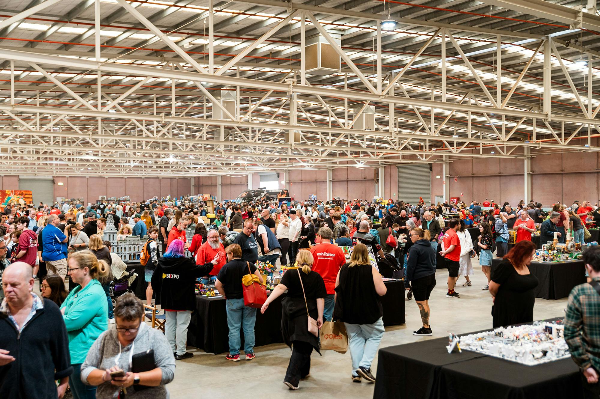 The crowds at Bendigo Bricks