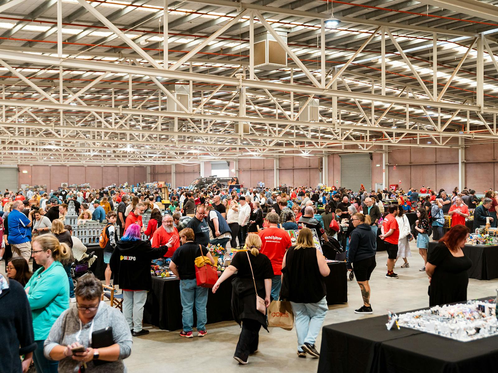 The crowds at Bendigo Bricks