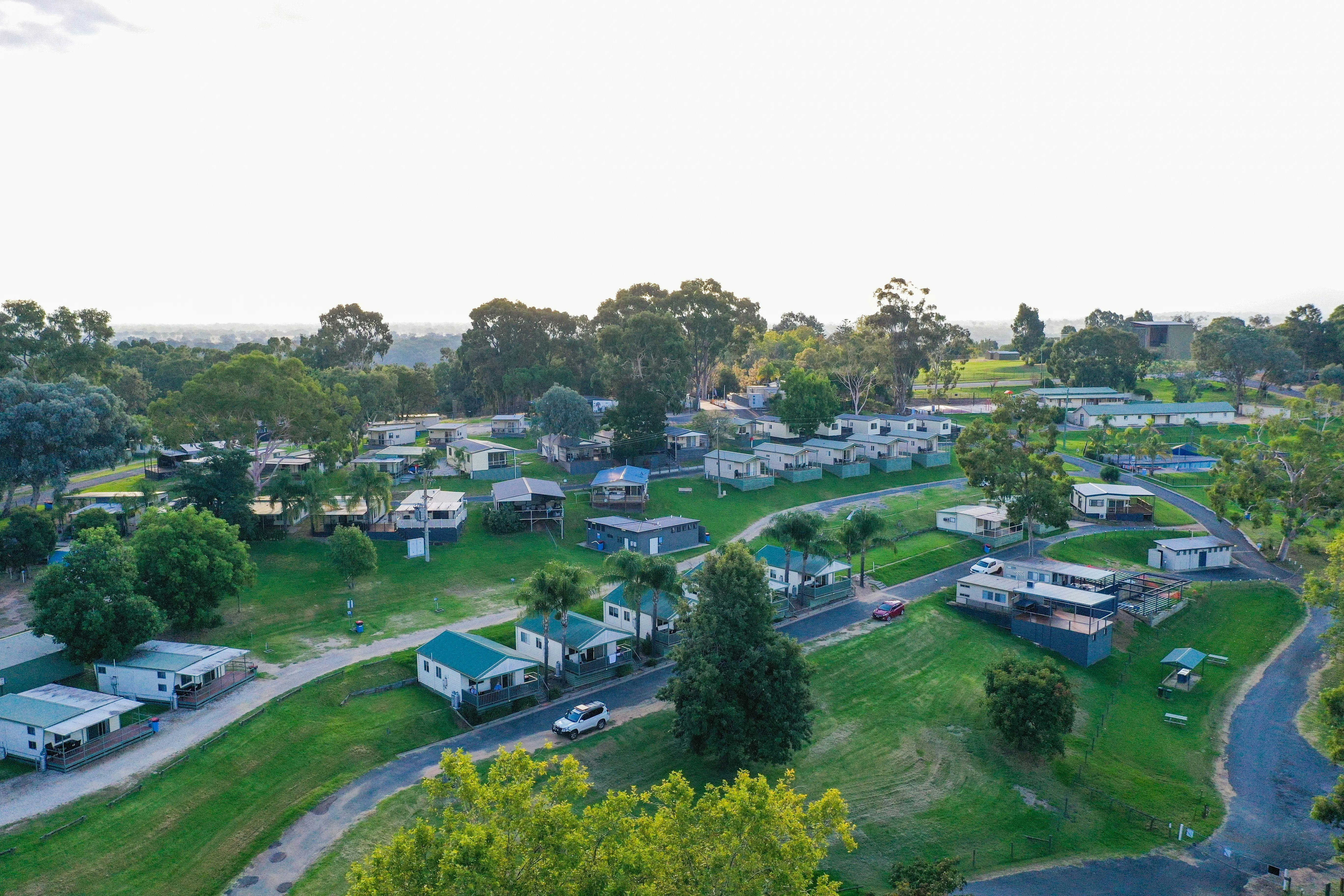 Aerial photo of Discovery Parks - Lake Hume NSW