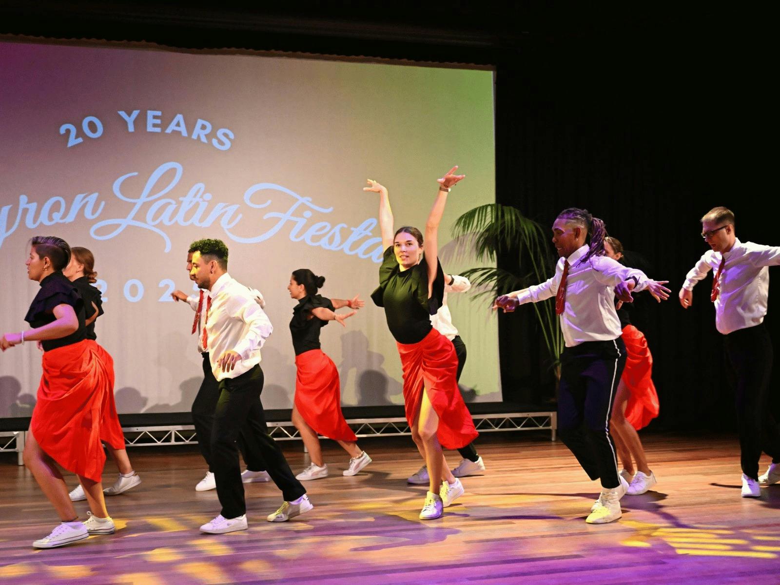 Cuban Salsa Performance at Byron Latin Fiesta