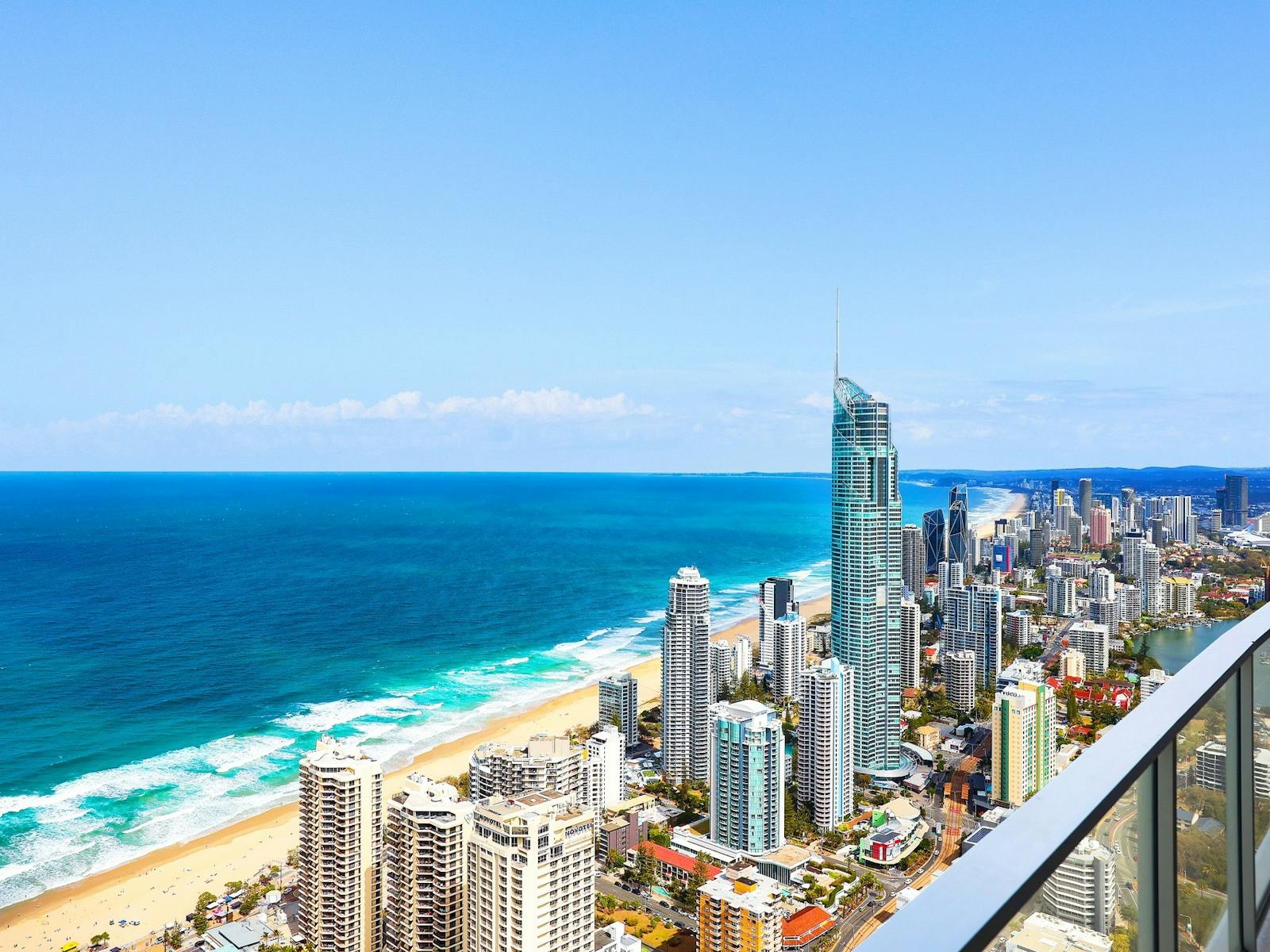 Circle on Cavill, Surfers Paradise Gold Coast Holidays - View of the ocean from the balcony Circle on Cavill, Surfers Paradise Gold Coast Holidays - View of the ocean from the balcony