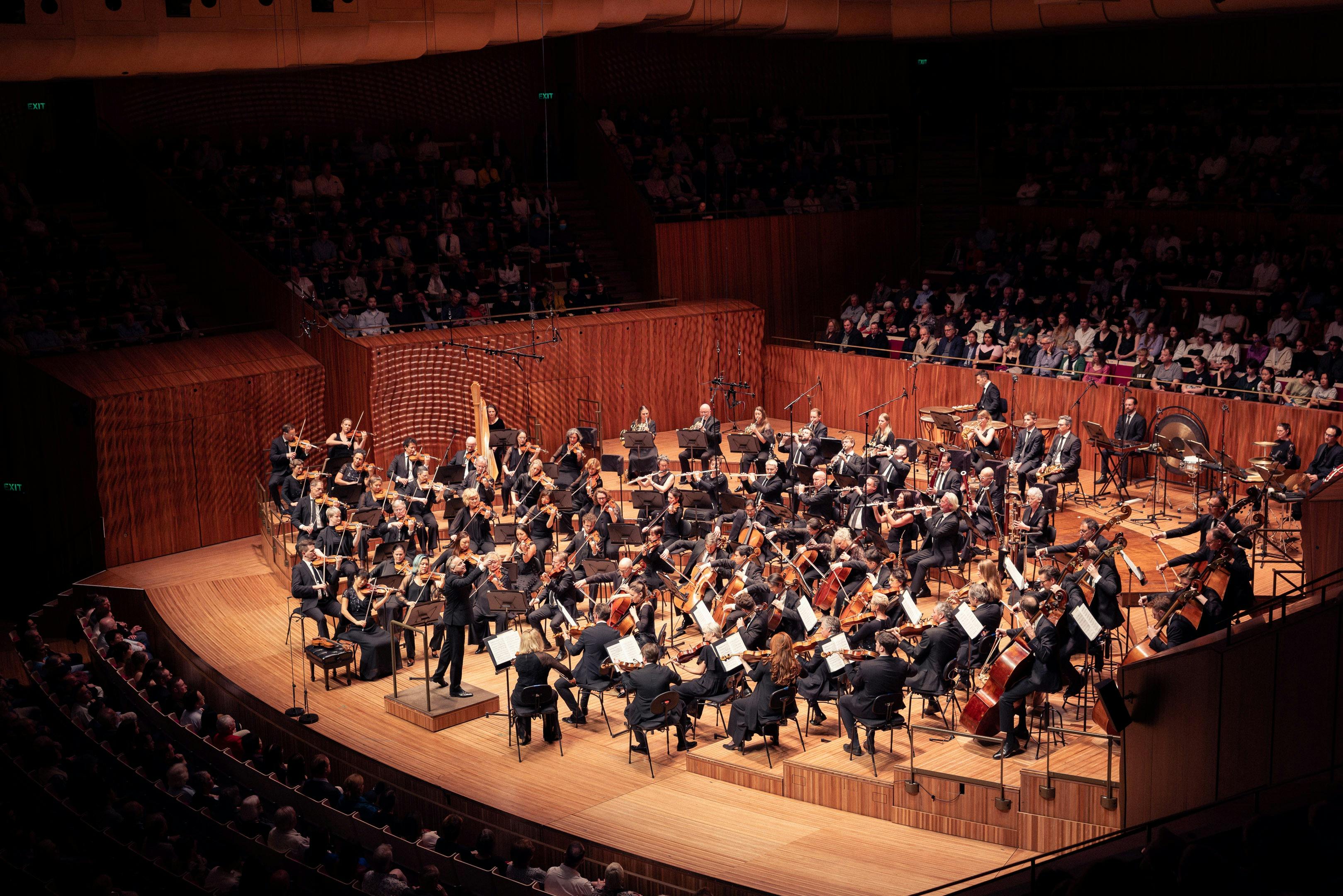 Alexander Briger conducts the Australian World Orchestra, audience perspective
