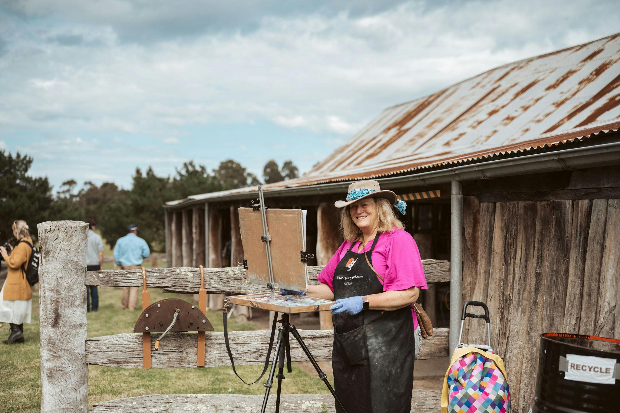 En Plein Air at Gulf Station