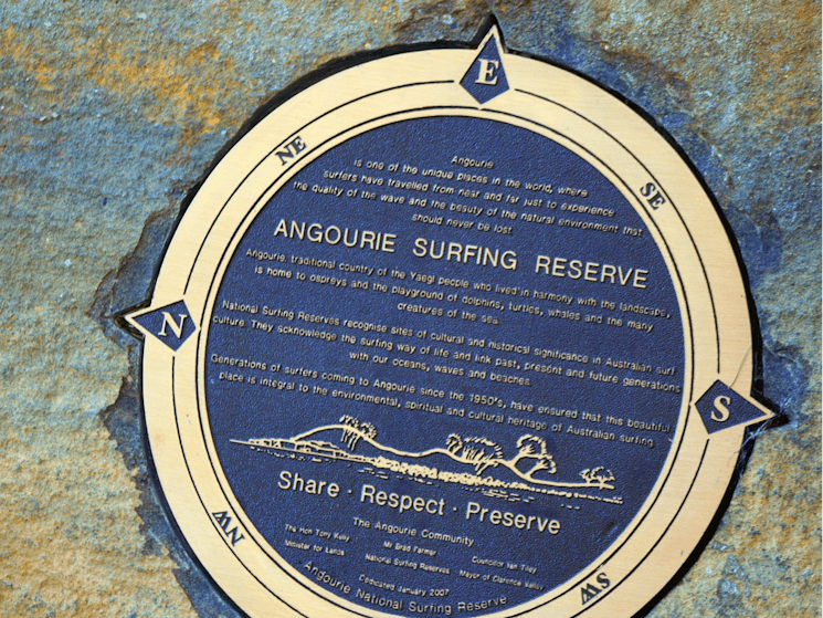 Angourie surfing reserve