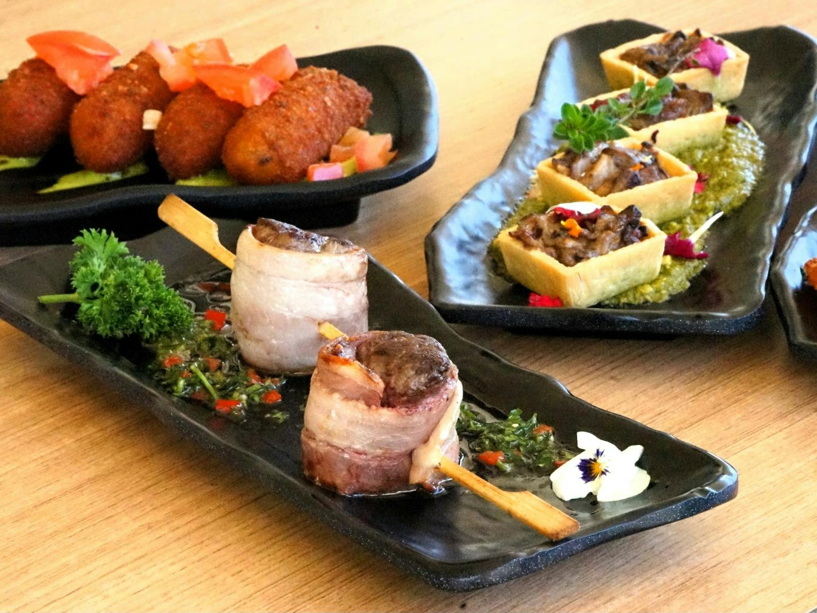 Variety of Tapas dishes Variety of Tapas dishes
