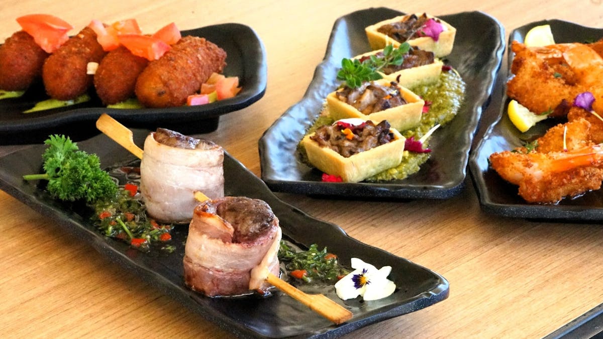 Variety of Tapas dishes