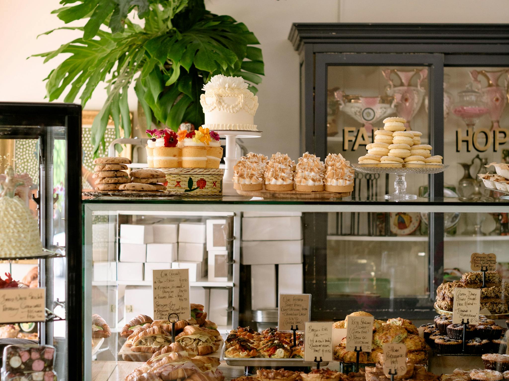 Cabinet full of Sweets and Savouries