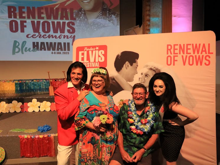 Renewal of Wedding Vows Parkes Elvis Festival