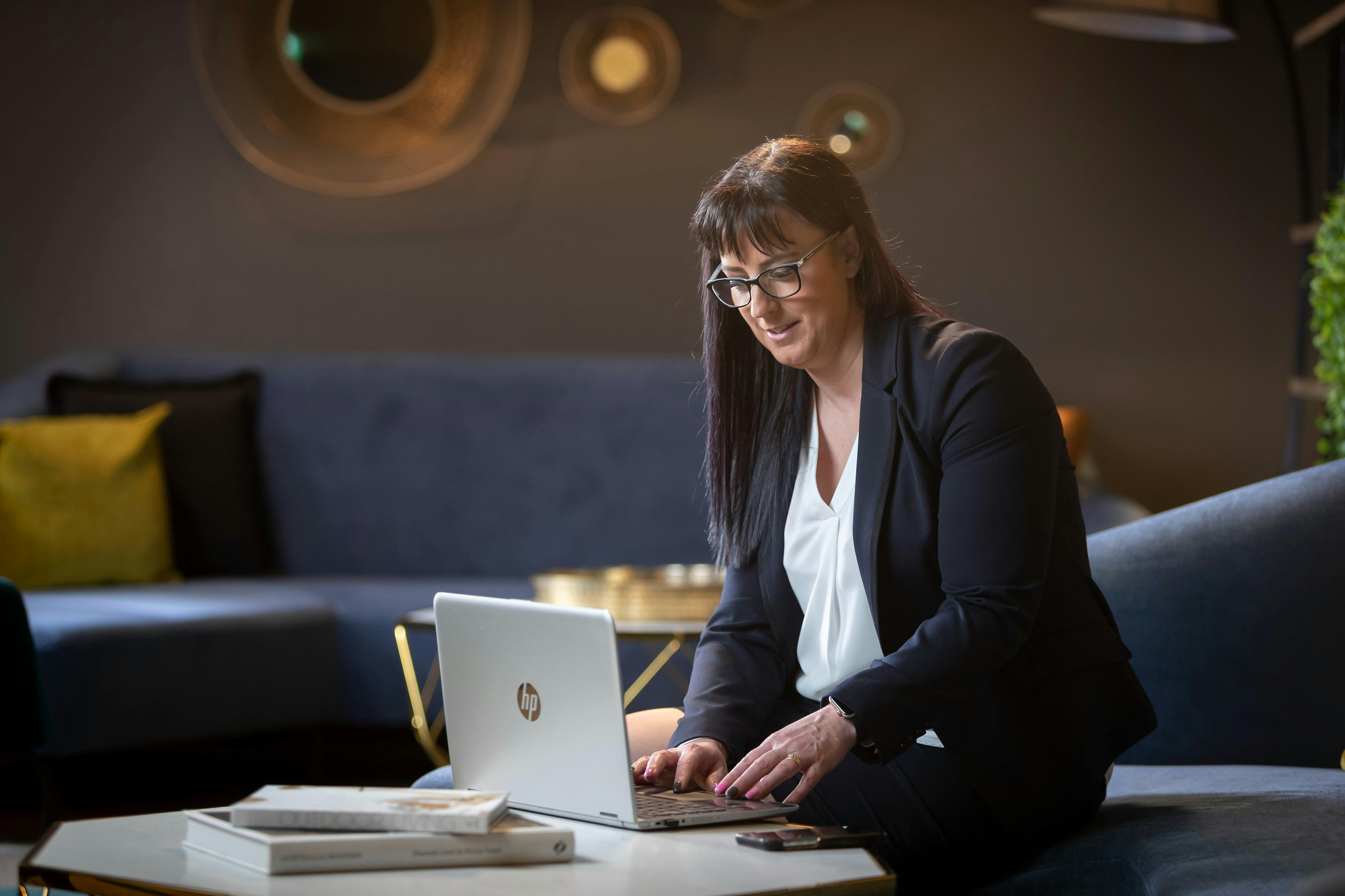 Working is a breeze at in our lobby lounge
