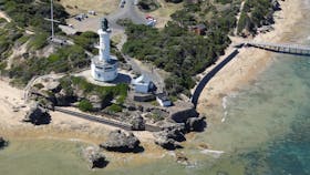 Point Lonsdale Lighthouse from the air