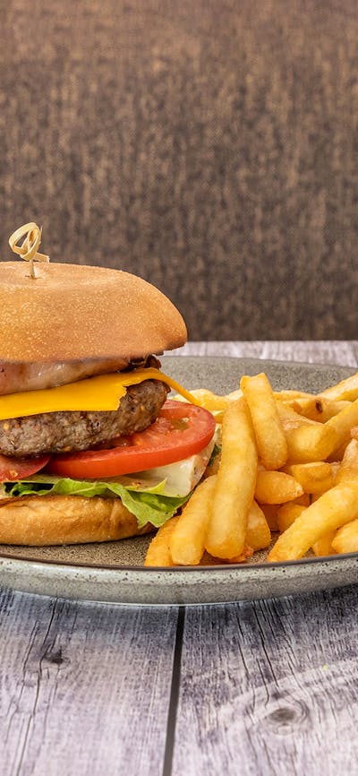 Delicious bugger for dinner