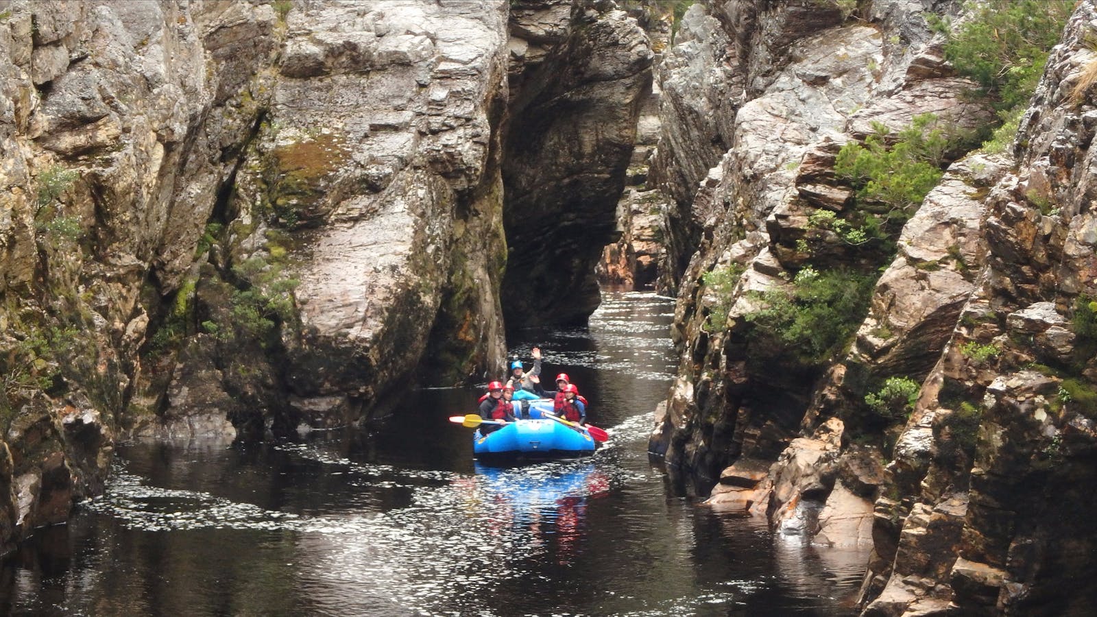 Drifting through the Irenabyss on a Franklin River rafting trip