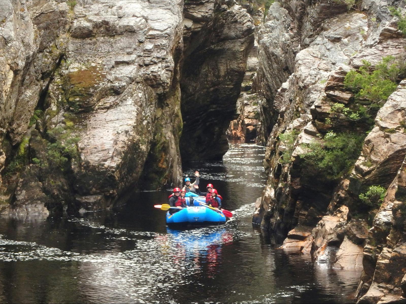 Drifting through the Irenabyss on a Franklin River rafting trip