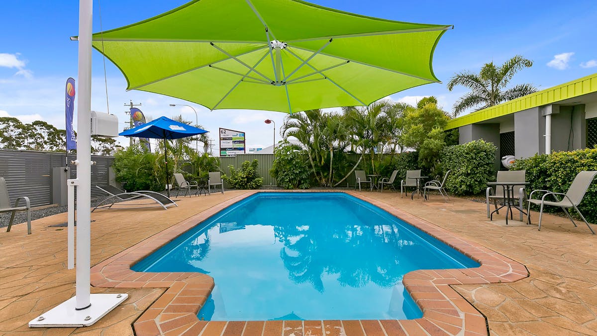 Cool off in our pool