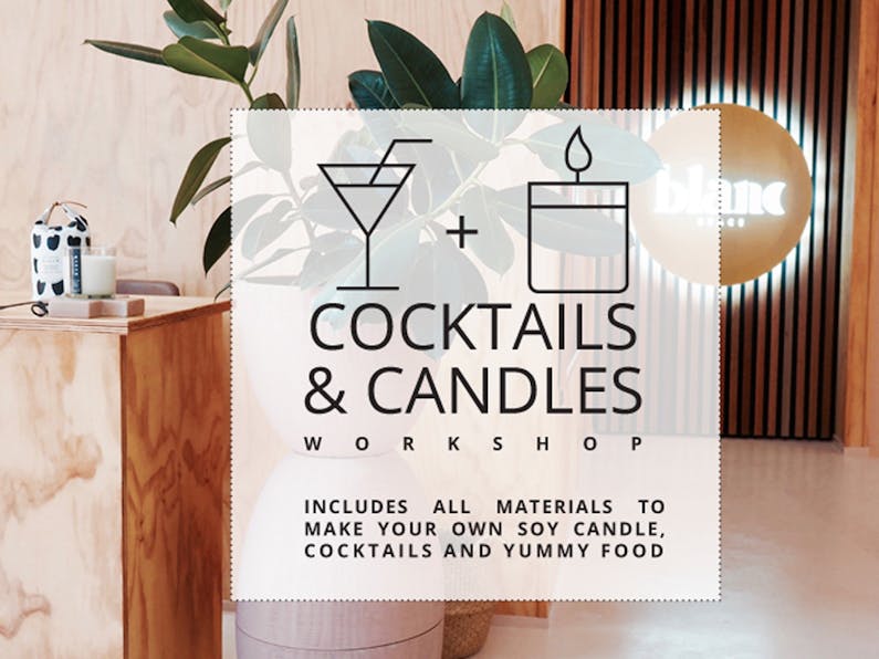 Image of the event 'Cocktails and Candles Workshop'