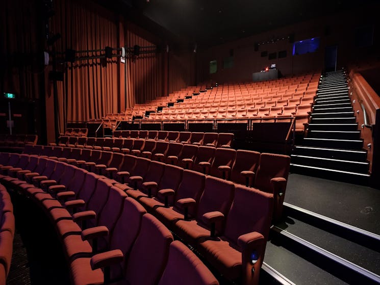 Photo of teired seating in Capitol Theatre