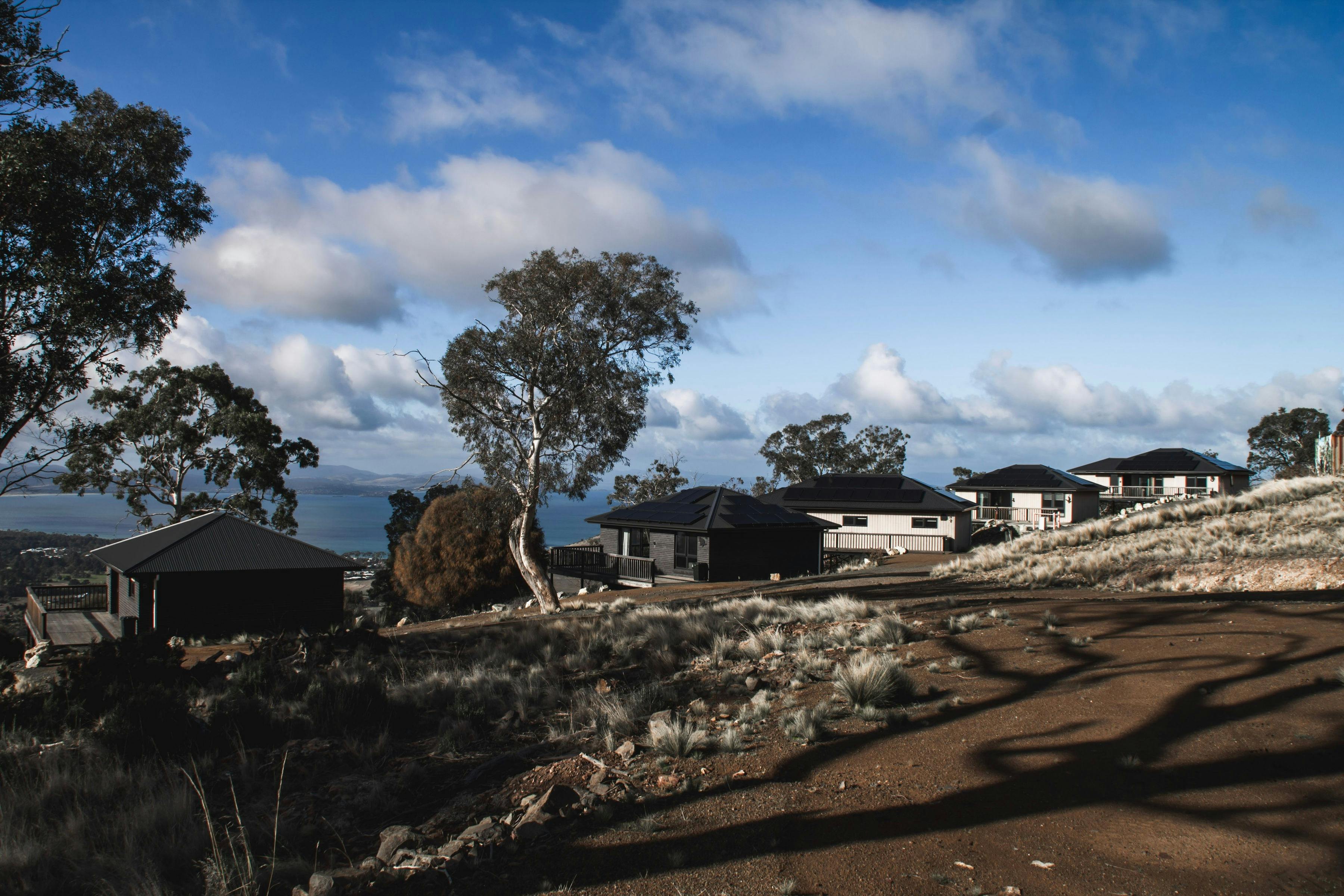 Bushland and mountain views surrounding the accommodation