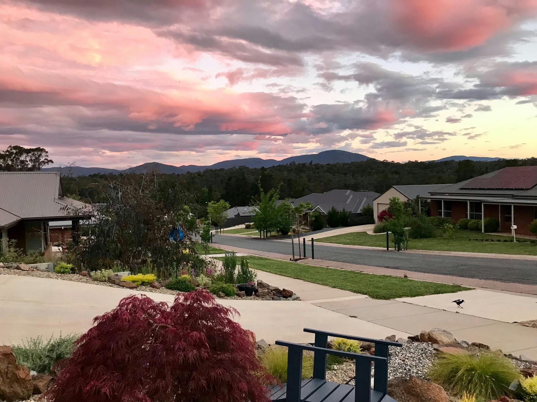 High Country Outlook B&B, Yackandandah  - Front Porch View