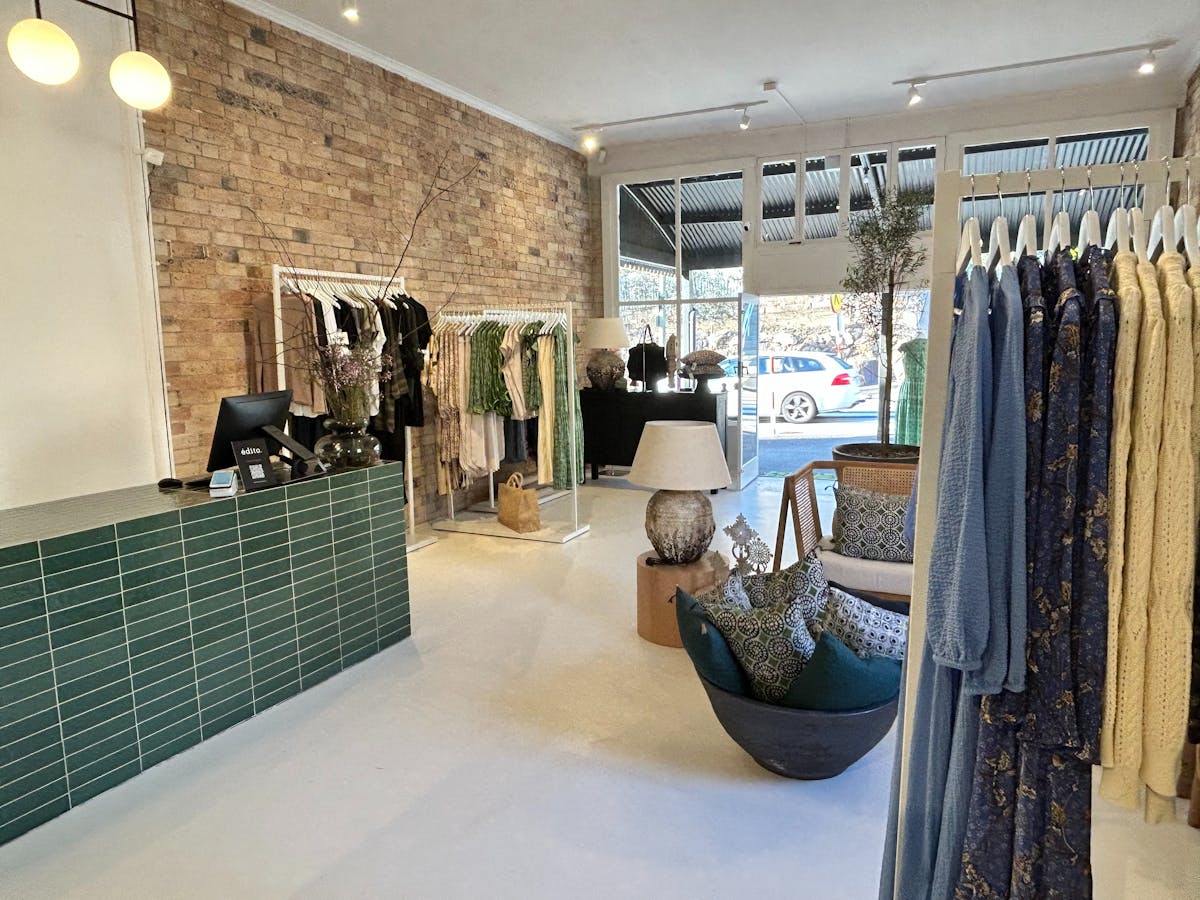Edito boutique on James street in New Farm, Brisbane